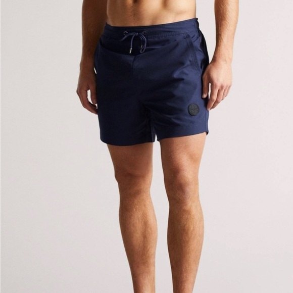 Ted Baker Men's Trehil Plain Swim Shorts - Picture 1 of 9
